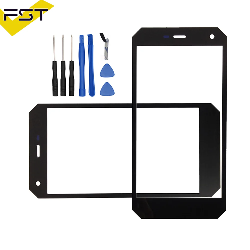 

100% New For Nomu S10 Front Glass 5 Inch No Touch Sensor No LCD Replacement Mobilephone Accessories +Tools