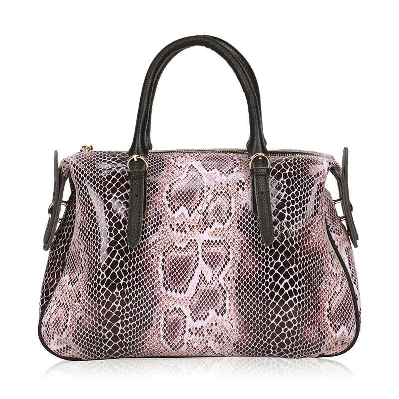

Genuine Leather Bag Serpentine Women Handbags Fashion Designer Shoulder Bag Crossbody Bags For Women Messenger Bag Ladies Totes
