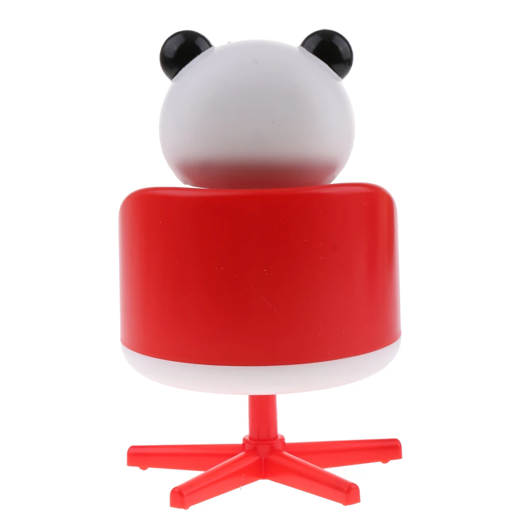 Adorable Plastic Solar Powered Toys Noding Head Figurine Model Home Car Ornament Panda Novelty Gag Toys for Kids Birthday Gift