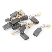 10 шт. электрический компонент Замена электроинструмента двигатель углеродная щетка 5 мм x 8 мм x 15 мм