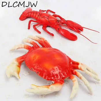 

12 x 5 inch Fake Lobster Seafood Model Lobster Crab Storefronts Decoration Restaurant Hanging Crafts Photography props display