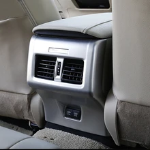Car Styling Accessories 1PCS ABS Matte Interior Rear Air Condition Vent Outlet Cover Trim For Toyota Camry XV70 2018