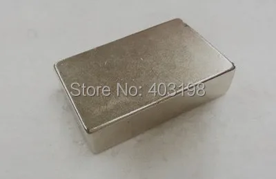 

Promotions! Super Powerful Strong Rare Earth Block NdFeB Magnet Neodymium N50 Magnets F40*30x10mm- Free Shipping