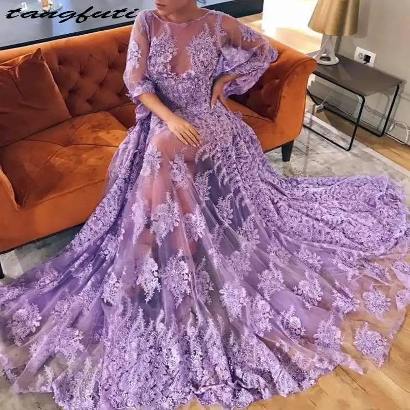 lavender plus size formal dresses