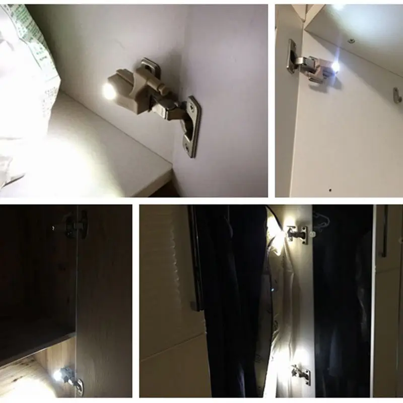 LED Sensor Light Cabinet Cupboard Closet Wardrobe Lights Kitchen Living Room