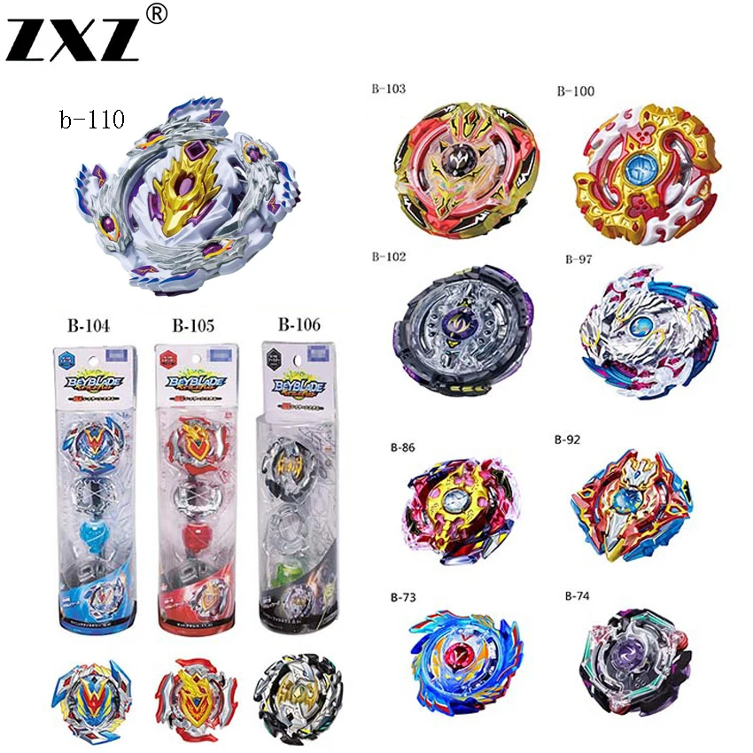 Лидер продаж Beyblade стартер Зенона Excalibur B-48 B-66 B-73 B-86 B-97 B-100 B-104 с Launcher и коробку подарки для детей