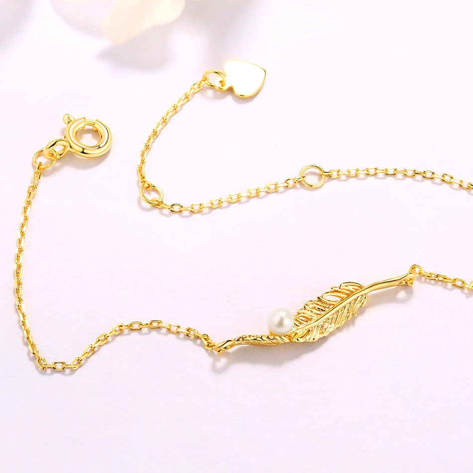 ALLNOEL ювелирный набор из натурального жемчуга для женщин, натуральная 925 пробы серебряная с золотом цепь 14 к ожерелье браслет серьги хорошее ювелирное изделие