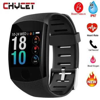 

Fitness Tracker Watch Q1 Big Touch Screen Blood Pressure Measurement Smart Band Heart Rate Monitor Call Reminder Pedometer Watch