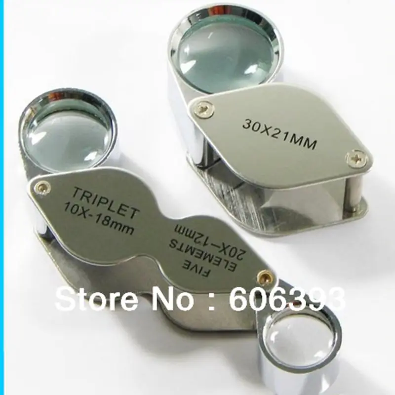 Лупа для глаз 30X + 20X & 10X Ювелирная глаз|eye loupe|triplet magnifiermagnifier jeweler |