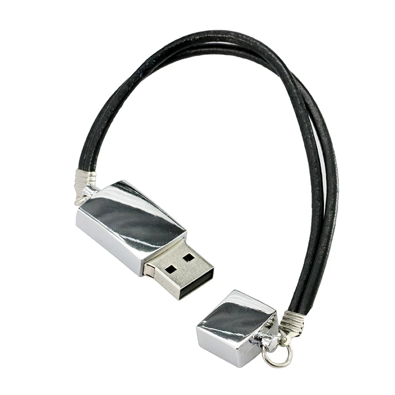 Флеш диск USB 2 0 металлический браслет на запястье usb накопитель карта памяти 8 Гб