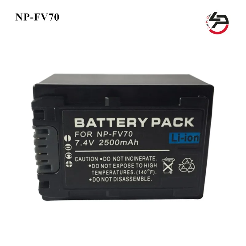For Sony HDR-PJ675 HDR-CX450 NP-FV30 NP-FV50 NP-FV70 NP-FV100 HDR-XR550/E 100% brand new Replacement Camera Battery 2500mah | Электроника