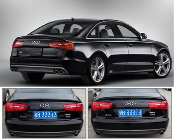 

PAINT CAR REAR WING TRUNK LIP SPOILER FOR 12-17 AUDI A6 S6 A6L C7 Sedan 2012 2013 2014 2015 2016 2017 FAST BY EMS