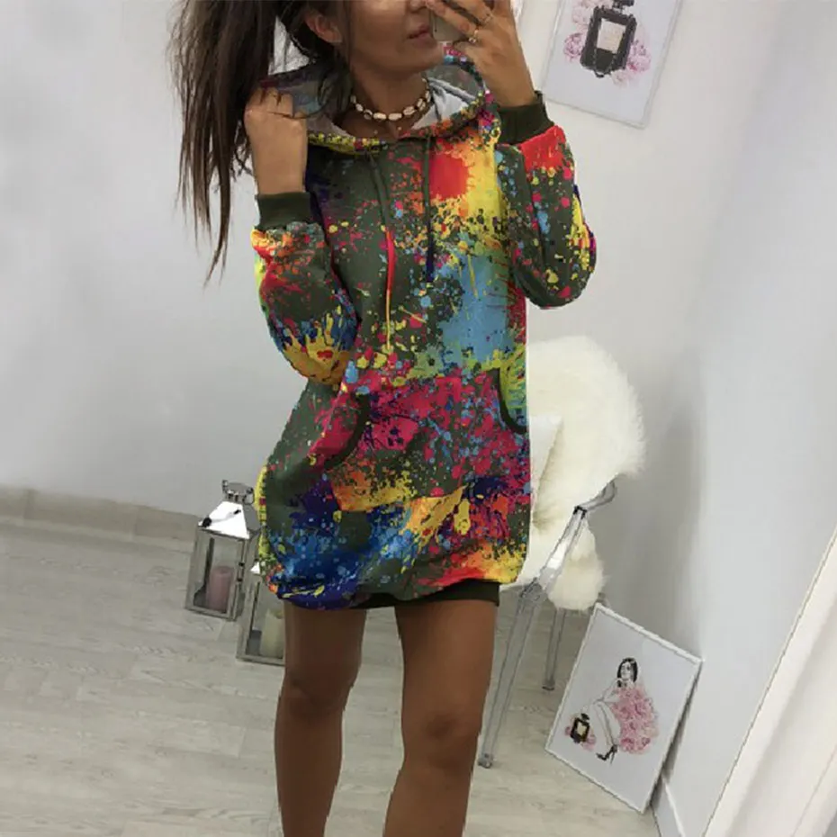 Autumn Print Long Sweatshirt Women Clothes Streetwear Personality Fleece Long Sleeve Pullover Femme Hip Hop Loose Hoodies (14)