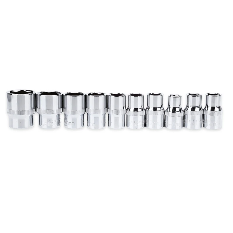 KALAIDUN Socket Wrench Kit 12Pcs 14-Inch Ratchet Wrench Bicycle Motorcycle Car Repairing Tool Set Common Sockets hand tools8