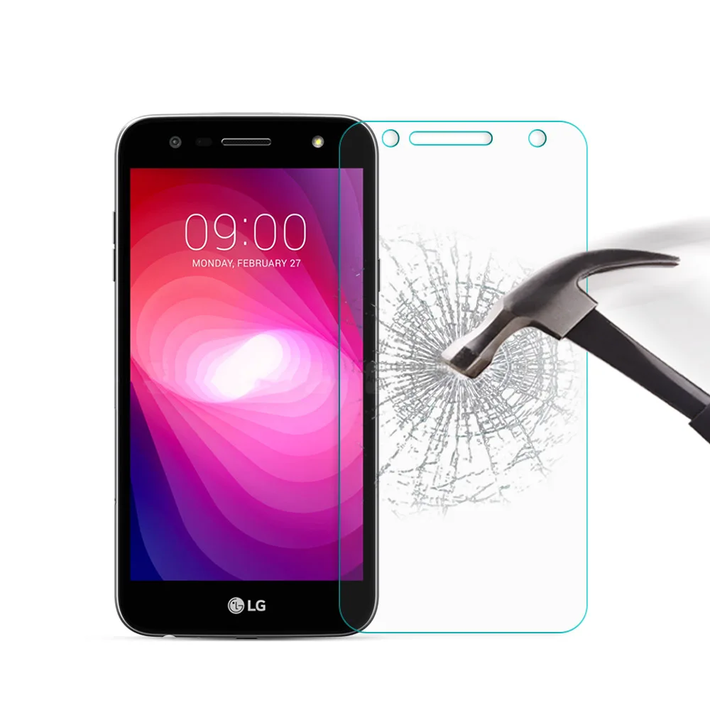 

Tempered Glass For LG X Power 2 Phone Screen Protector Protective Film For LG Phone Glass Film Cover +Clean Kits