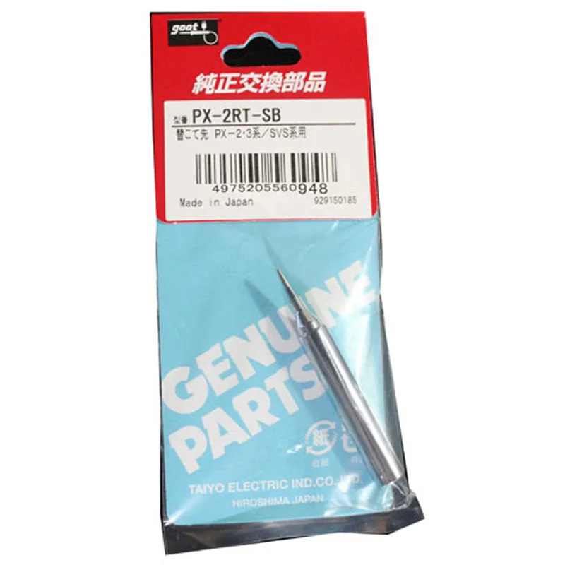 Japan GOOT PX-2RT Welding Tips for PX-201 PX-232 PX-238 PX-242 PX-336 SVS-500 Soldering iron Replacement Solder Parts