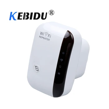 

Kebidu Wireless Wifi Repeater 802.11n/b/g Network Wi Fi Routers 300Mbps Range Expander Signal Booster Extender WIFI Ap Wps