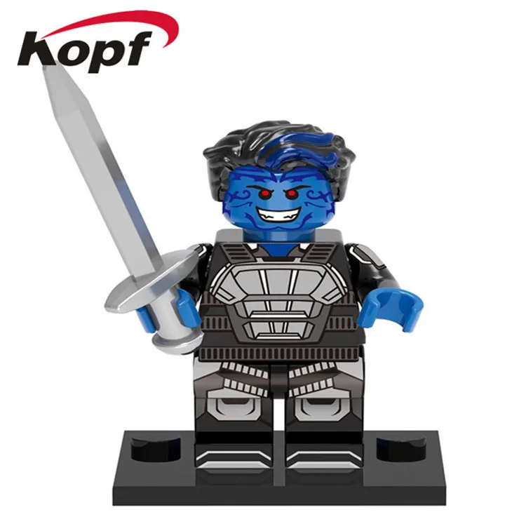 Одиночная распродажа, кубики супергероев X-Man Apocalypse, проф. X Magneto Sabretoot, строительные блоки, развивающие игрушки для детей X0115 - Цвет: 273 Without Box
