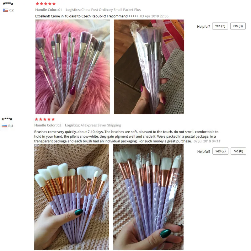 Горячая распродажа 10 шт. Единорог набор кистей для макияжа, основа, тени для глаз, основа, пудра, румяна для смешивания кисти для макияжа кисть, косметические инструменты