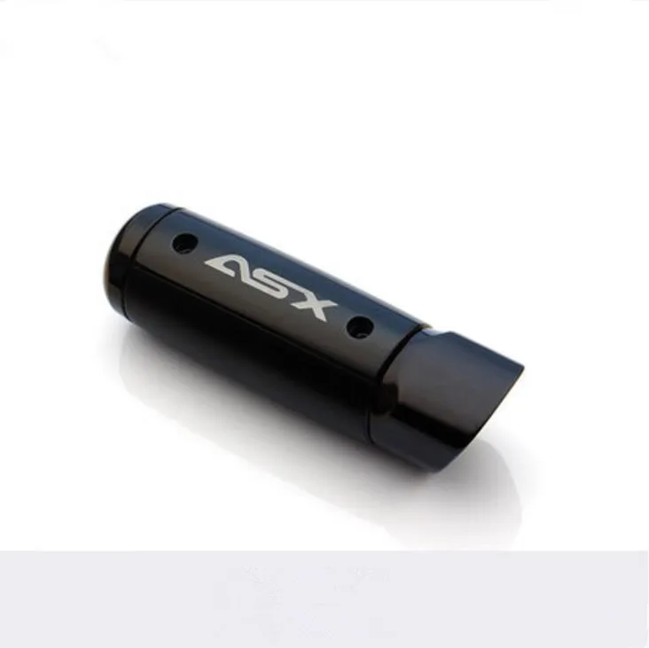 Автомобильный-Стайлинг, алюминиевый сплав, ручка ручного тормоза, модифицированный декоративный чехол для MITSUBISHI ASX 2013 - Название цвета: Черный