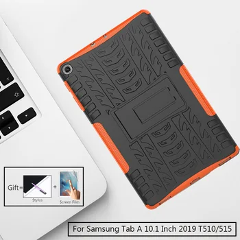 

Amor Heavy Duty Silicone Hard PC Shockproof Case Stand Tablet Cover For Samsung Galaxy Tab A 10.1 Inch 2019 T510/515 SM-T515