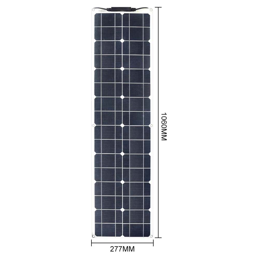 XINPUGUANG 50 Вт Solpanel flexible ETFE набор солнечных панелей зарядное устройство Bwith 12 В/24 В 10A
