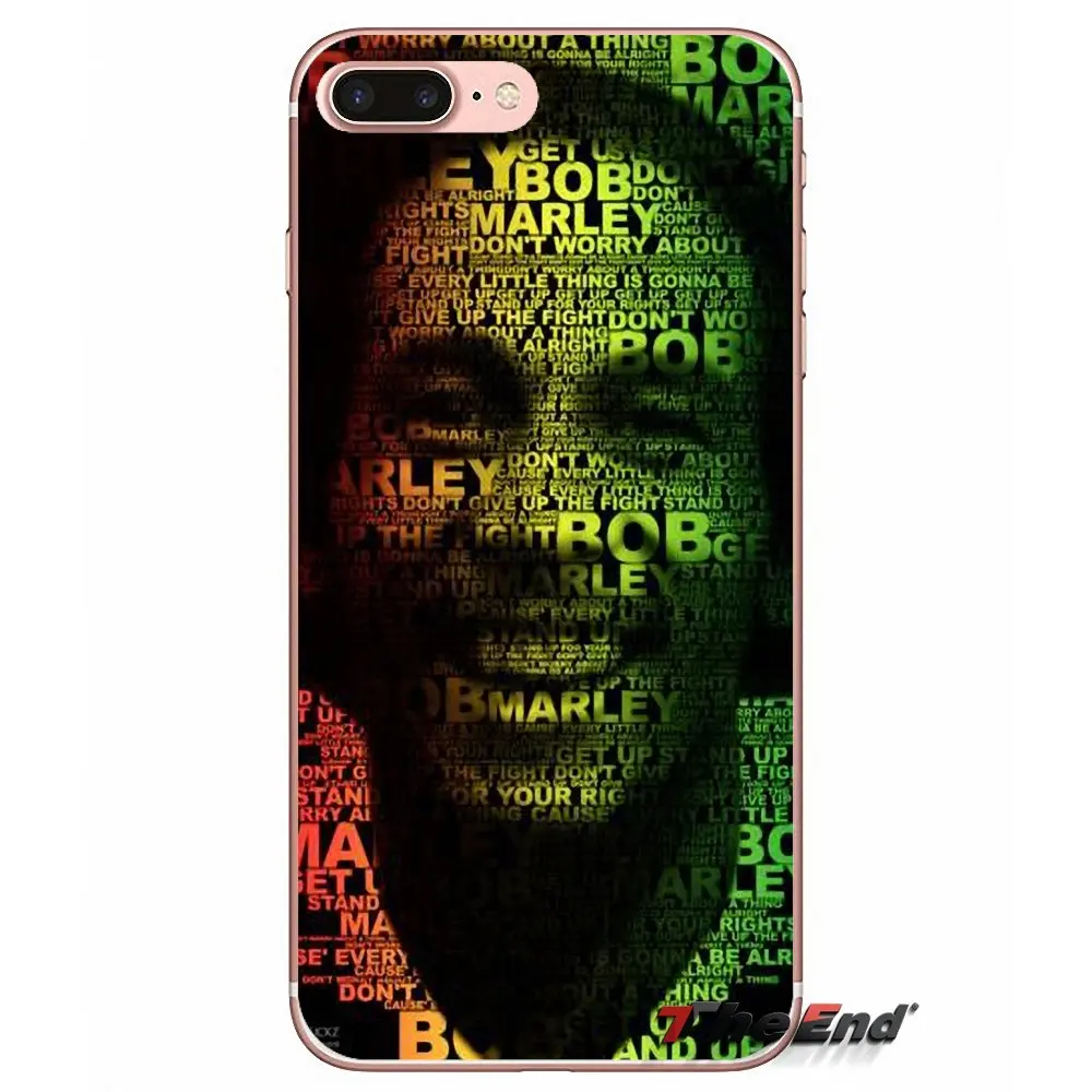 Для Apple iPhone X 4 4S 5 5S SE 5C 6 6S 7 8 Plus 6Plus 7plus 8plus Fundas Coque bob marley lion rasta lion reggae мягкий чехол - Цвет: images 8