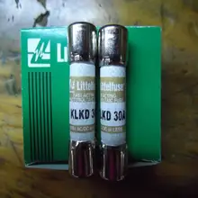 5 PÇS/LOTE KLKD-1 2 3 4 5 6 7 10X38 8 FAST-ACTING Ceramic fuse 600V FUSÍVEL