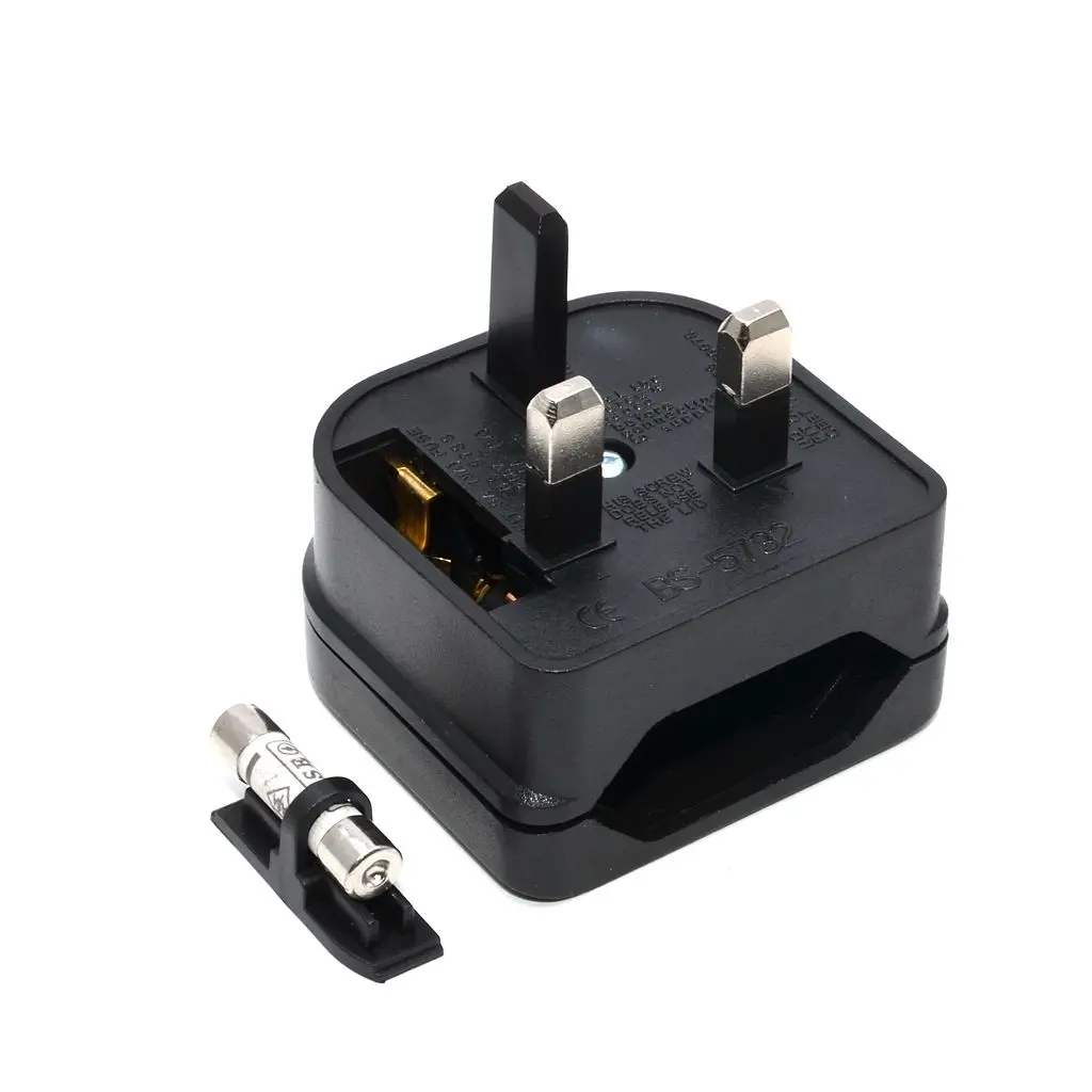 New European Euro EU 2 Pin to UK 3Pin Power Socket Travel Plug Adapter Converter
