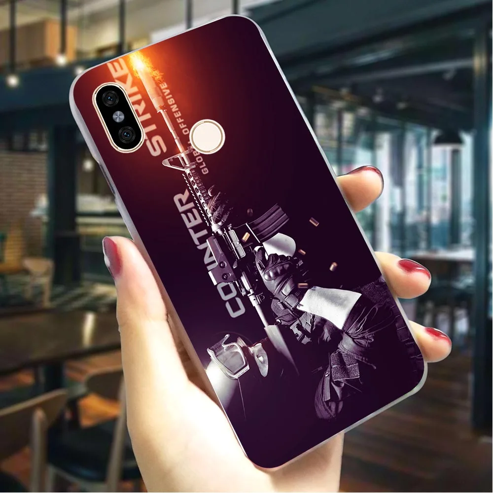 Чехол для телефона Xiaomi 8 SE Counter Strike Global offension Mi A1 A2/A2 Lite 8/Mi 9 Mix 2 S жесткий чехол с
