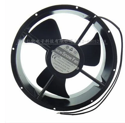100% новый SNOWFAN YY25489HBT2 AC 220V 25 см 25489 двойной Шарикоподшипниковый вентилятор осевой