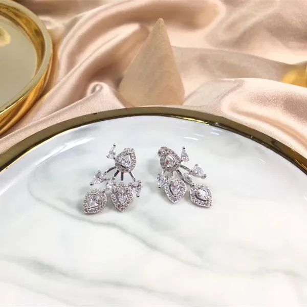 

Designer Fashion 925 Sterling Silver Jewelry 3A Cubic Zirconia Party Earring