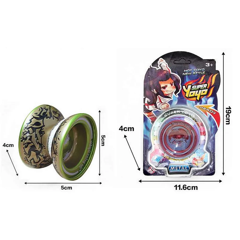 Aluminum Alloy YoYo Ball Bearing String Kids Children Professional Playing Toy