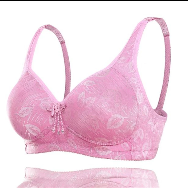 Femele Summer Breathable Bras Woman Plus Size Thin Wire Free Bras