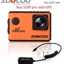 SOOCOO S100PRO 4 K Спортивная Экшн-камера с сенсорным экраном и гироскопом gps Модель расширения голосового управления 1080 P Wifi Водонепроницаемая камера pro