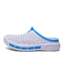 Туфли-сабо для сада; женские легкие быстросохнущие летние пляжные тапки; уличные сандалии на плоской подошве; Вьетнамки; садовая обувь