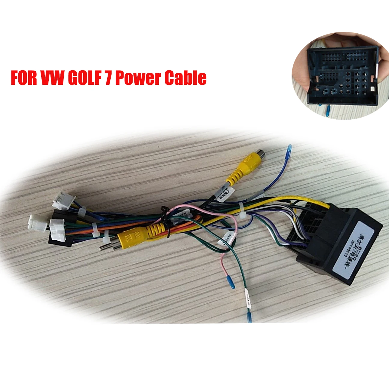 

Optional accessories Special cable for your car( For VW GOLF7 android car radio power cable ) For the Android radio