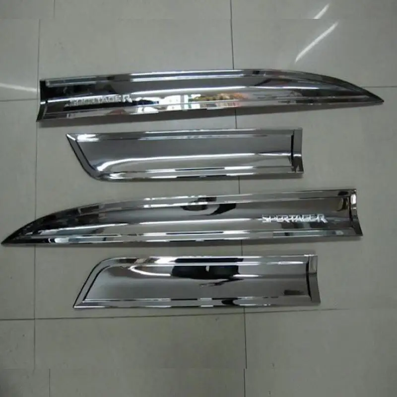 US $76.43 For Kia Sportage R Car Body Side Door Body trim sticks Strips Molding 2011 2012 2013 2014 2015 4pcs car styling Accessories