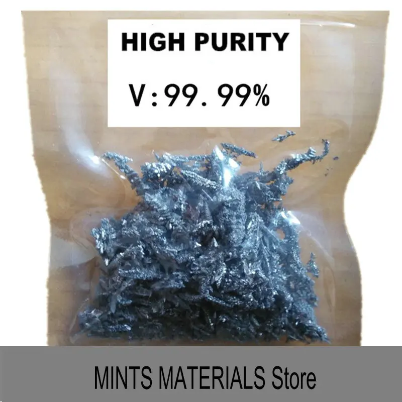 

Vanadium 4N V Grain High Purity 99.99% for Research and Development Element Metal Simple Substance