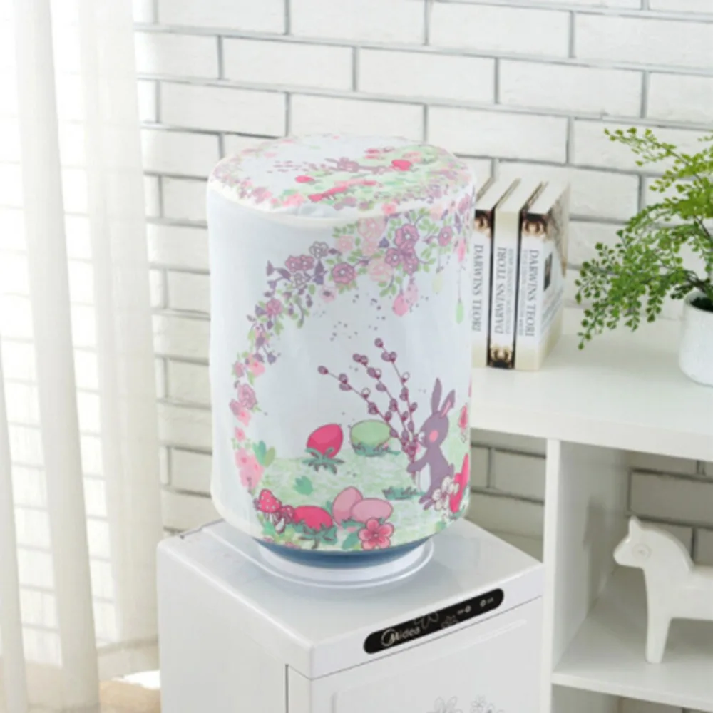 

2019 New Printed Cartoon Animal Cloth Art Drinking Fountains Barrels Water Dispenser Dust Cover Household Merchandises Protector