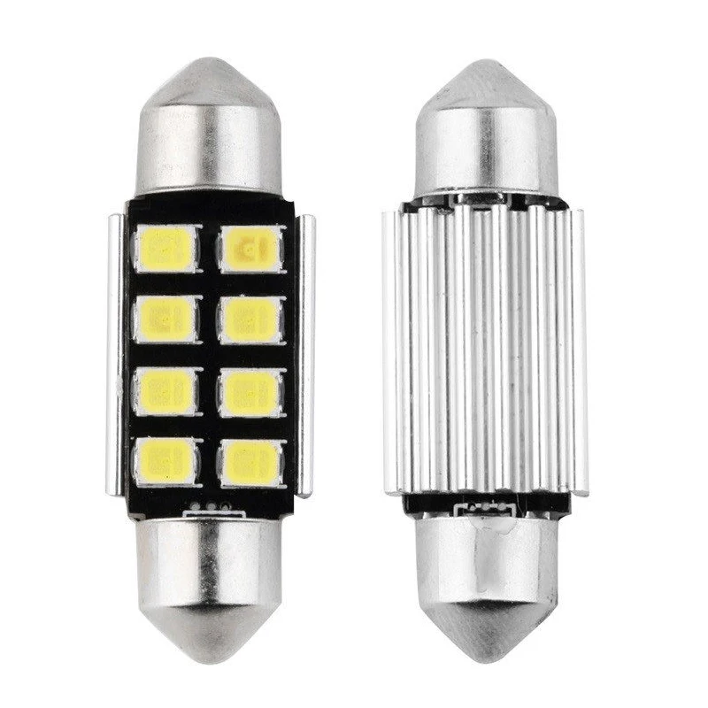 

Festoon Canbus LED C5W SV8 2835 Light Bulb DC 12V 8 SMD Festoon LED Replacement For Interior Lights Number Plate Footwell Lights