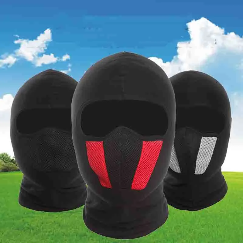 3 цвета наружная Защита лица Балаклава из лайкры головной убор Лыжная шея мотоциклетный шлем для велоспорта