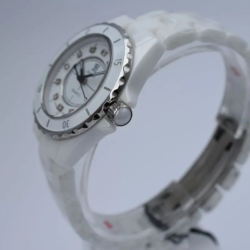 JZZAM, модные, стразы, керамические, водонепроницаемые, кварцевые наручные часы, высокое качество, женские, фирменные, нарядные часы, элегантные, женские часы
