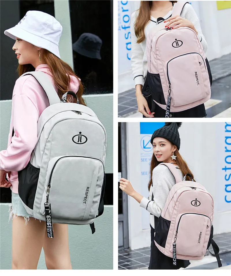Школьный рюкзак в Корейском стиле для девочек, женский рюкзак, модные дорожные сумки для девочек, Mochila feminina escolar bagpack