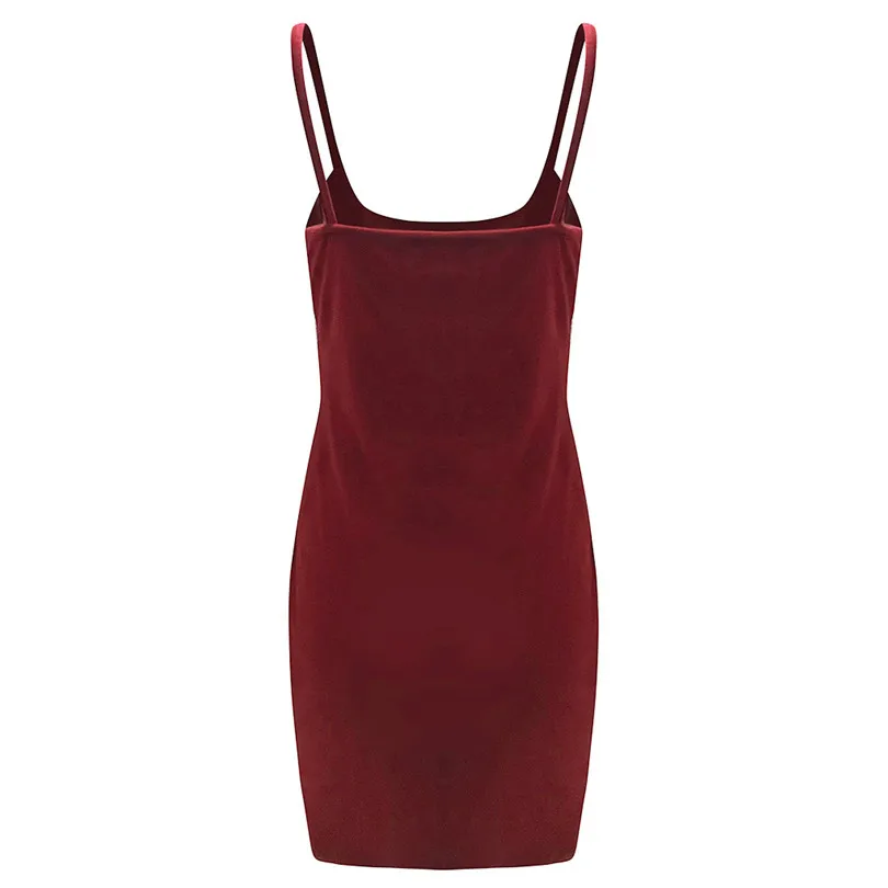 Solid Mini Dress Strap Sexy Dress Sleeveless Party Dress Slim Summer Dress Elegant Bodycon Dresses Casual Vestido 40DC244