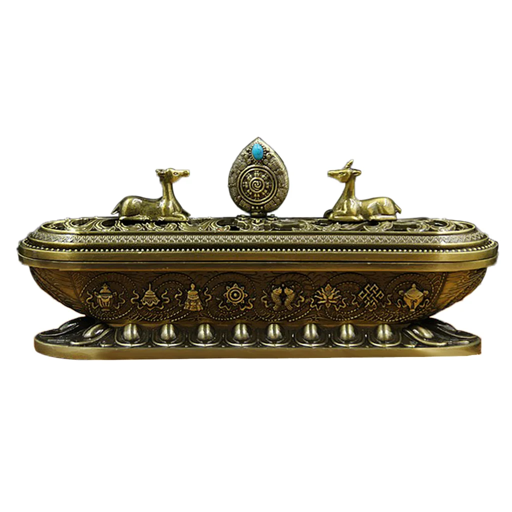 Alloy Incense Stick Holder Burning Joss Insence Insense Burner Ash Catchers Metal Crafts Decor Home Shop Ornament