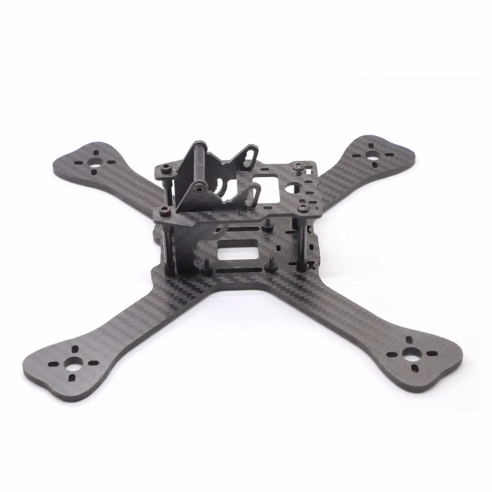 RC Racing Plane 3K Carbon Fiber Fishtail 210mm Frame Kit Super Light Mini Indoor FPV Racer DIY 4-axis Aircraft Accessories