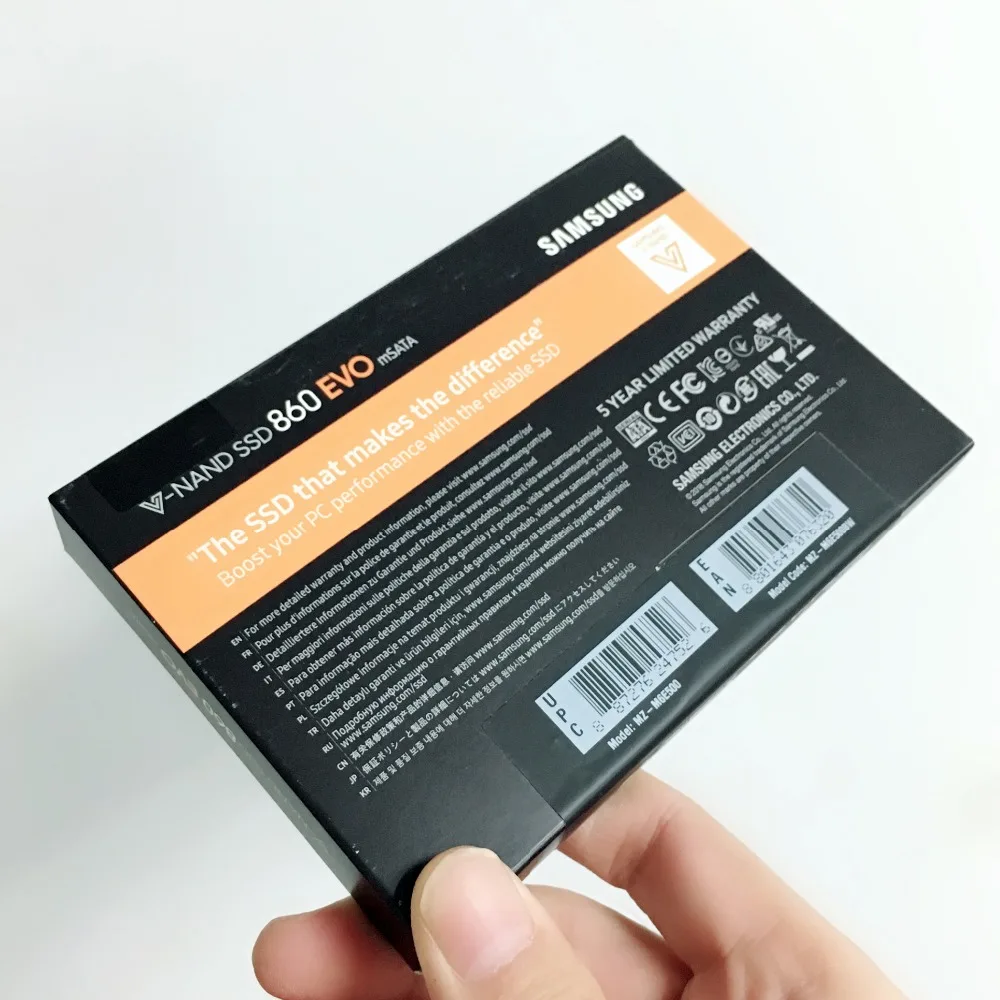 SAMSUNG 860EVO 860 EVO 250GB 500GB 1 ТБ 250G 500G MSATA Внутренние твердотельные накопители SSD SATA 6