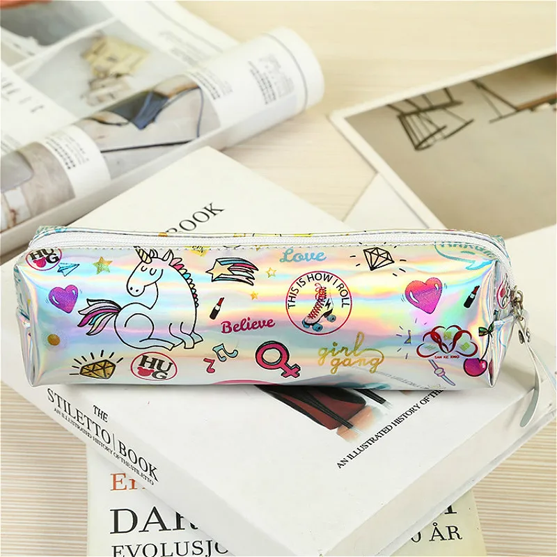 Unicorn Pop it Pencil Box Pouch with Key Chain, Unicorn Pencil Case ,Unicorn  Stationary, Unicorn Pencil