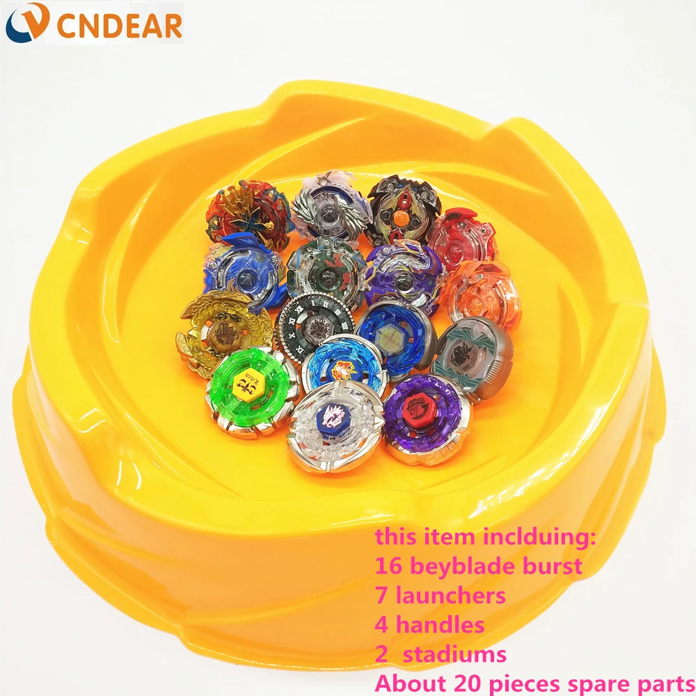 

Beyblade burst stadium with launcher beyblade burst Metal Funsion B48 B66 B41 B59 B36 B37 B35 B34 16 modles mix